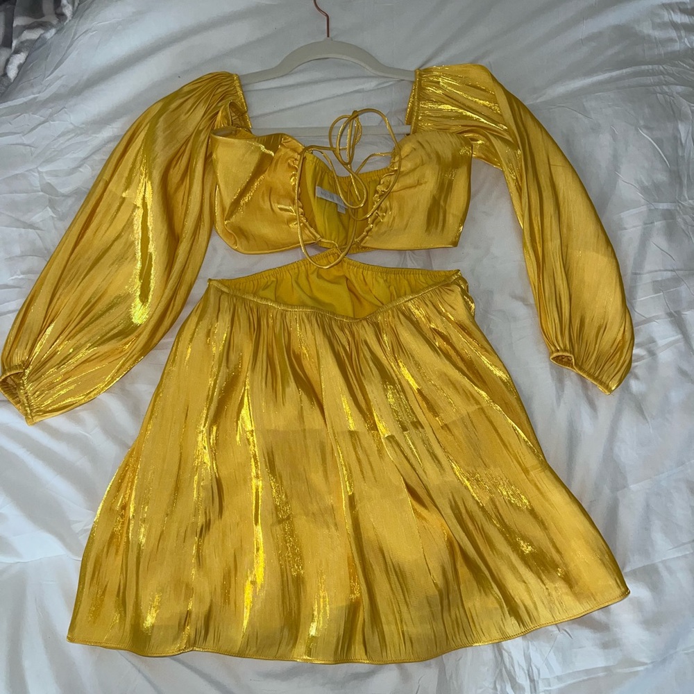 Revolve Long Sleeve Mini Dress